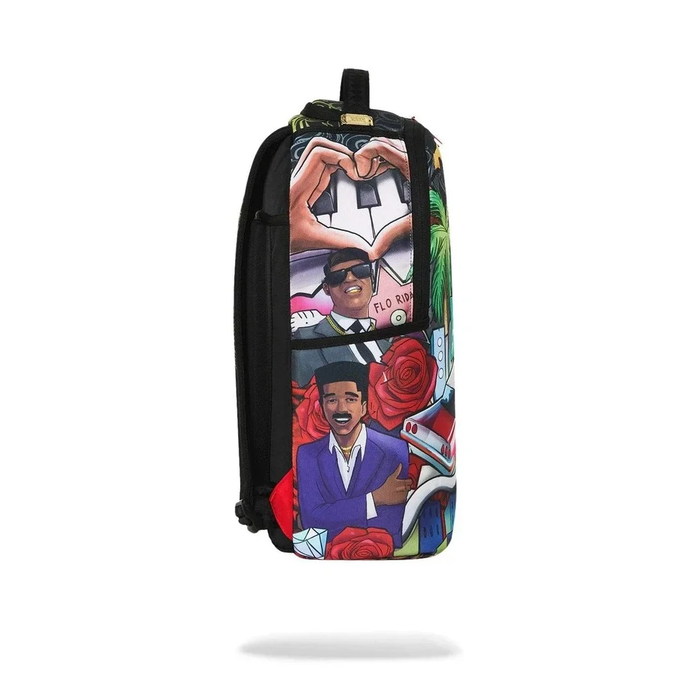 Sprayground Flo Rida Limited Edition Backpack Miami BACK TATTOO